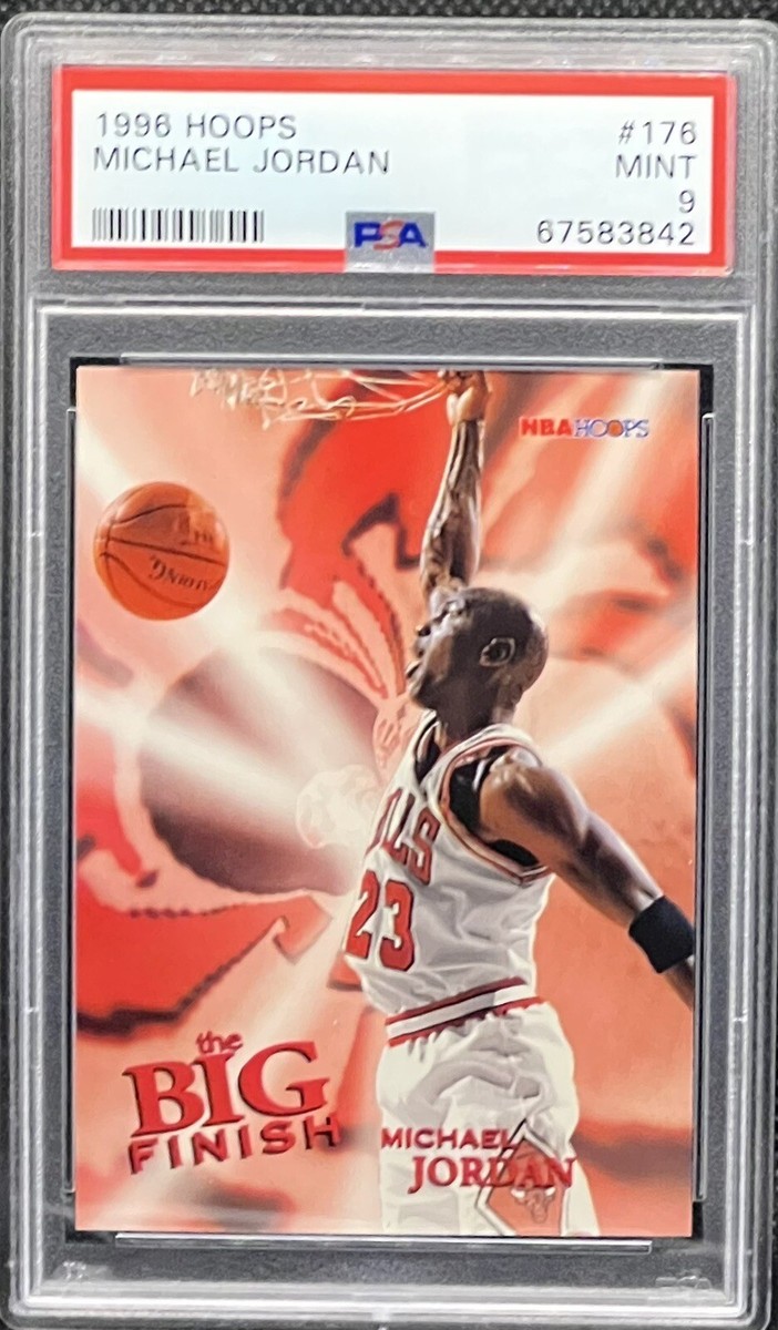 1996-97 NBA Hoops - #176 Michael Jordan PSA 9 Mint HOF GOAT MJMVY 