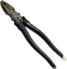 Fujiya 3000N-225BG High-leverage Pliers (Black Gold with Shackle), 8.9 inch