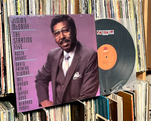 JIMMY McGRIFF "Starting Five" 1987 Milestone LP (1-day ship/EX/rusty bryant) - Picture 1 of 4