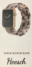 NEW Heesch Apple Watch Band Tortoise Shell Collection Oval Black - 42-M