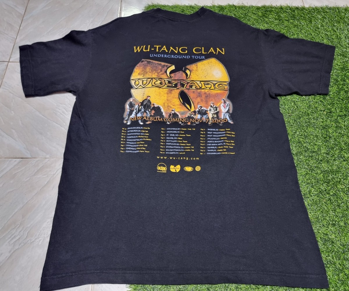 rare Vintage Wu-Tang Clan Underground Tour rap tee Hip-Hop T-Shirt