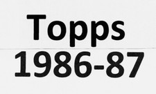 1986-87 NHL Topps Hockey Cards #1 to 198 -- U-Pick From List