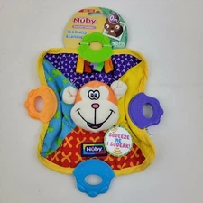 NEW Nuby Comfort Teether Teething Blankie Monkey. New