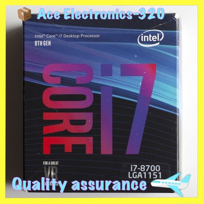 Intel Core i7-8700 8th Gen 3.2 GHz 12MB cache SR3QS CPU Processor 1PCS 