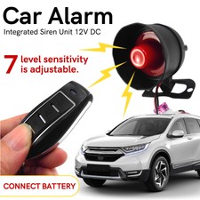 Universal Car Remote Control Vibration Auto Alarm Device Car Security System 12V