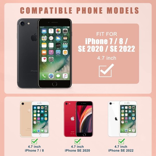 JoySolar for iPhone 6/7/8/SE 2020/SE 2022 Cute Cartoon Phone Case - Picture 2 of 6