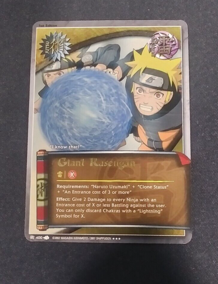 Giant Rasengan - 400 - NM - 1st Edition - Foil - Naruto CCG | eBay