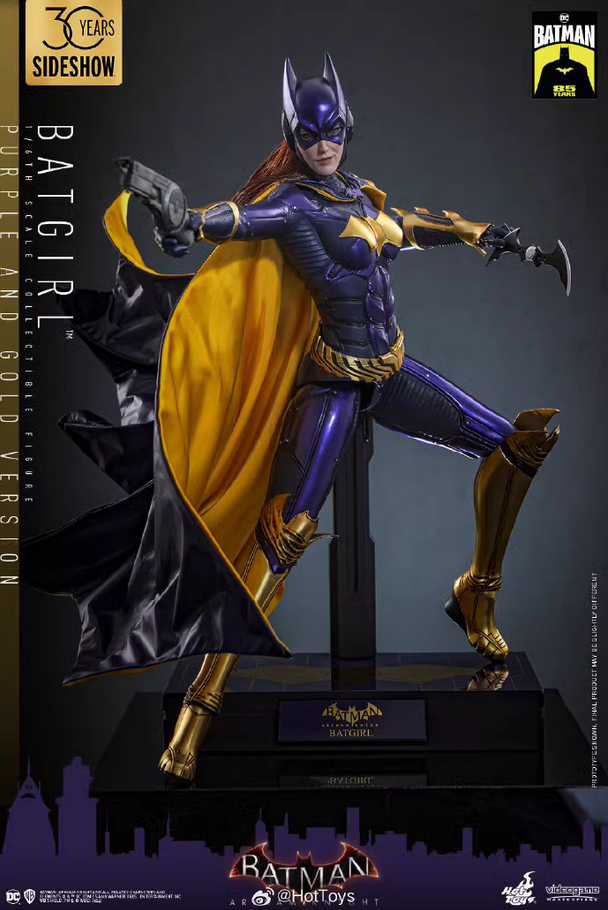 Hottoys 1/6 WF Limited Batman Arkham Knight Batgirl Purple and