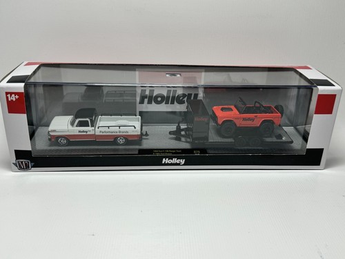 M2 Machines Holley 1969 Ford F-100 Ranger Truck & 1966 Ford Bronco 1:64 Diecast - Picture 2 of 10