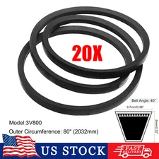 For Wascomat W125 Huebsch Speed Part # 900762 F280321 3V800 Belt - 20Pack