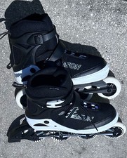 PAPAISON inline skates light up wheels, size 8-10.5 men, 9.5-12 women unisex