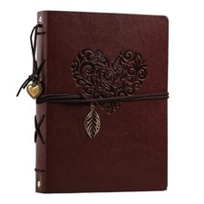 Photo Album 4x6 120 Photos Leather Photo Albums with Writing Space With 30 Wr...
