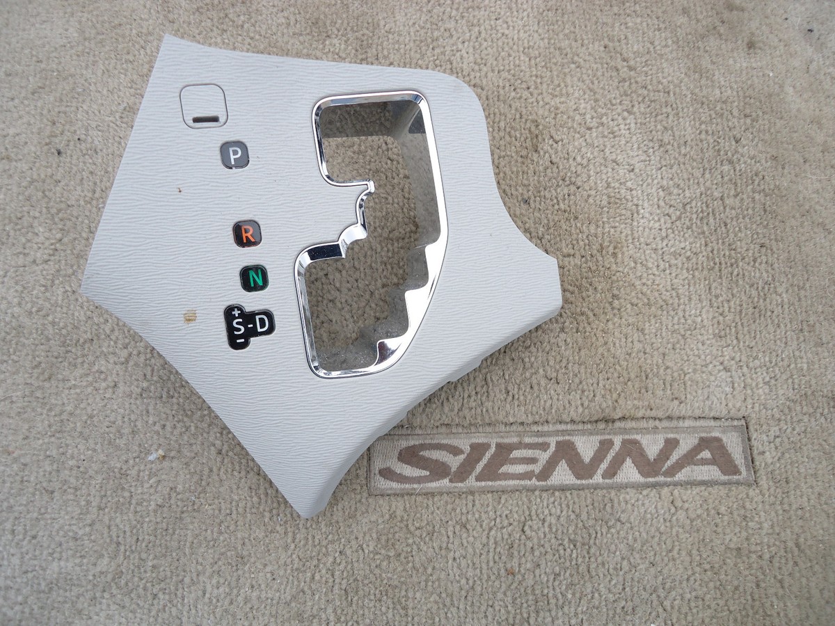 shifter indicator PRND S tan chrome trim finisher shift gate