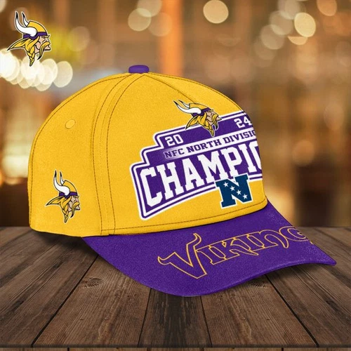 Minnesota Team Classic Cap, Minnesota Team Football Game Day Caps, Vikings Football Caps