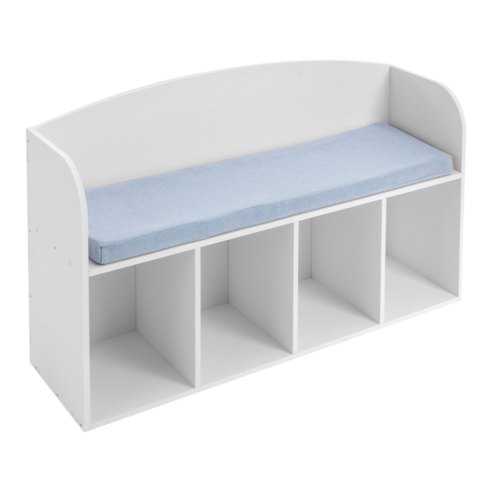 Open Cube Book Shelf 23 Inch Height Sturdy PVC Storage