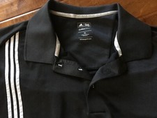 Adidas ClimaCool Men's Black Short Sleeve Shirt 100 Polyester size XLarge