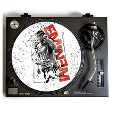 EMINEM Turntable Slipmat for Vinyl Record 12  DJ Slip Mat hip hop rap vinyls