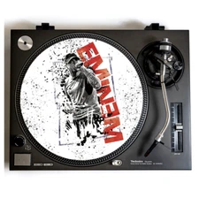 EMINEM Turntable Slipmat for Vinyl Record 12” DJ Slip Mat hip hop rap vinyls
