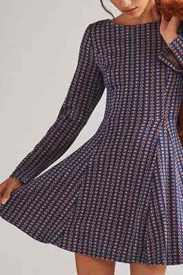 jacquard a line mini dress anthropologie Rosie Jacquard Mini Dress main image 0