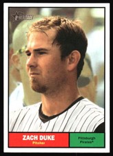 2010 Topps Heritage Zach Duke #100 Pittsburgh Pirates