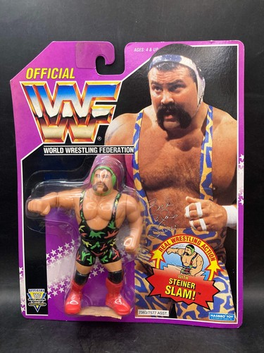 Hasbro WWF Rick Steiner Purple Card...