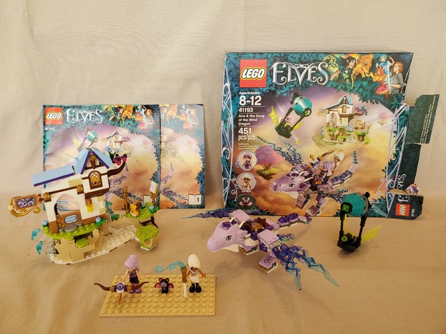 lego elves aira dragon set