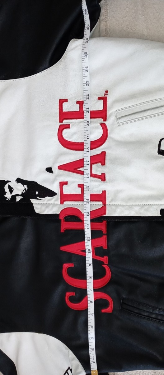 scarface learher Jacket JH DESING VINTAGE size L ( RARE SIZE ) | eBay