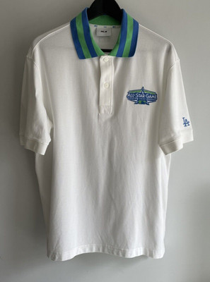 All-Star MLB Baseball 2022 Game LA Ivory White Poloshirt Herren Größe Medium