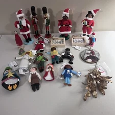 Lot of 20 New Christmas Ornaments and Figurines Assorted Variety