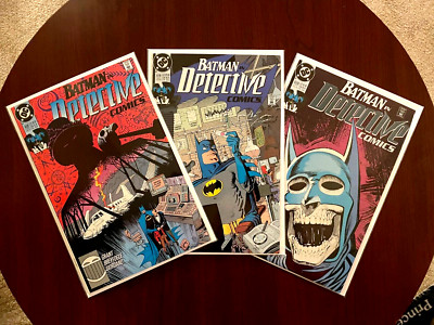 (Lot of 3 Comics) Detective Comics #618 #619 #620 (DC 1990) Batman 1st Obeah Man