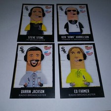 CHICAGO WHITE SOX Baseball Cards 4 Set Sga 9/29/19 Steve Stone Hawk Dj Ed Farmer