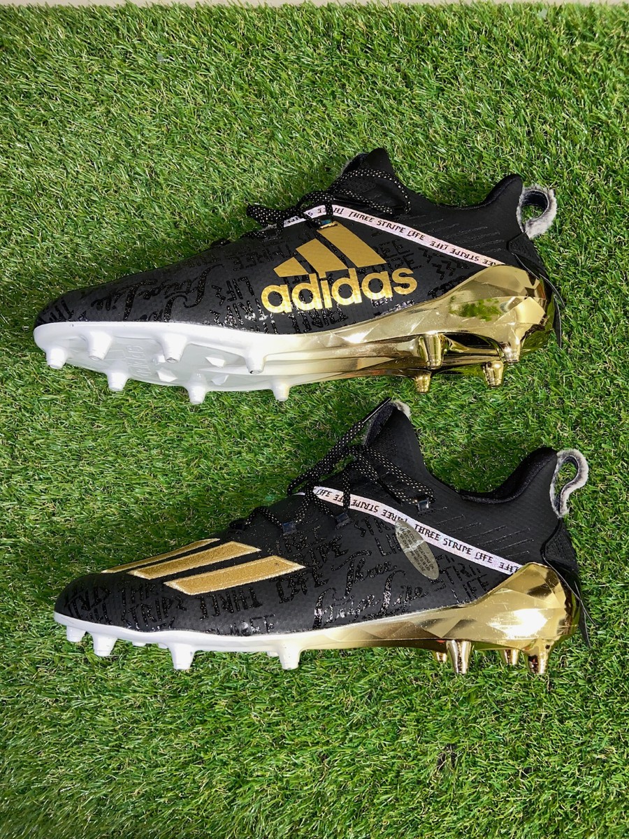 Adidas Adizero Young King Football Cleats Black Gold FW4107  display picture 3