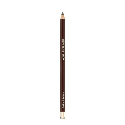 MODE DARK BROWN KOHL EYELINER LONGWEAR COLOR + ALOE VERA NATURAL WOOD EYE PENCIL - Picture 1 of 2
