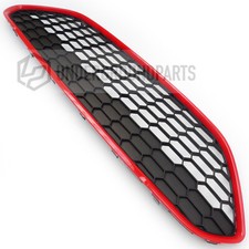 FORD FIESTA MK7 BLACK EDITION RED ZETEC S HONEYCOMB FRONT BUMPER TOP MAIN GRILLE
