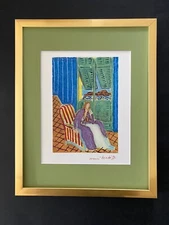 HENRI MATISSE CIRCA 1948 AWESOME SIGNED PRINT MATTED 11 X 14 + BUY IT NOW!