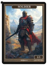Soldier Token Givememana Tokens Series 2 Magic the Gathering MTG