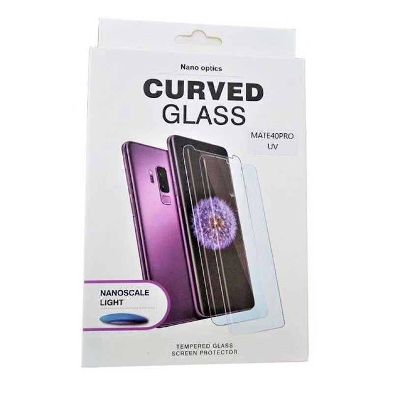 Protector Pantalla Transparente Huawei Mate 40 Pro Curvo Delgado Vidrio Templado Mate40Pro Foto 3 de 4