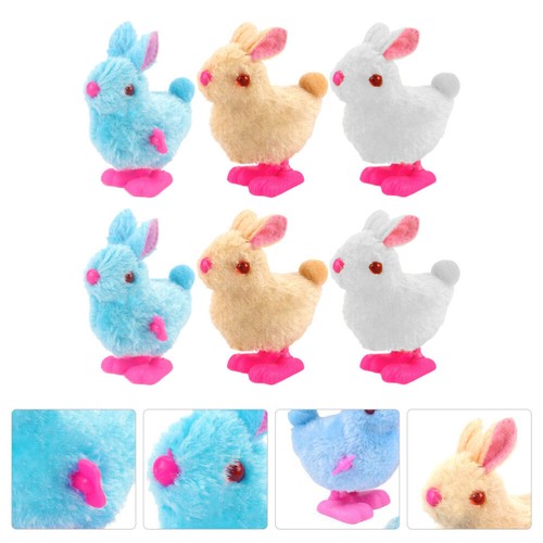 Jouet Poussin Mécanique - 3pcs - Jaune - À Remonter - Sautant - Pour Enfants