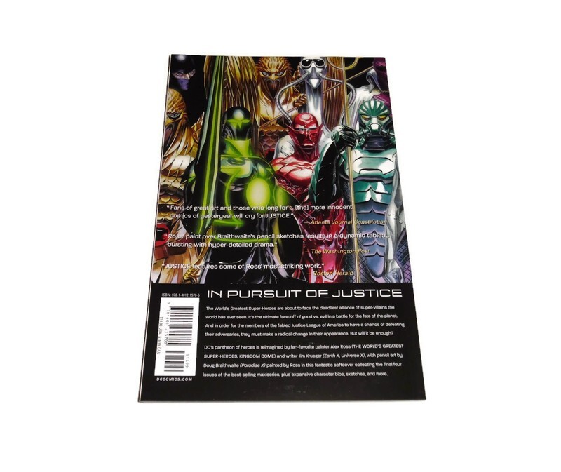 DC Comics Justice Vol 3 Book Paperback Comic Action Krueger Ross 2007