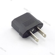 European Euro EU to US USA Plug Travel Charger Adapter Outlet Converter 18H