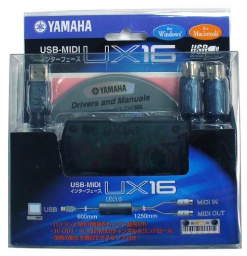 h40419 YAMAHA USB-MIDI interface UX-16 for Windows & Mac