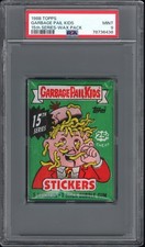 1988 Topps GPK OS15 Garbage Pail Kids 15th Series 15 Card Wax Pack PSA 9 w/$0.25