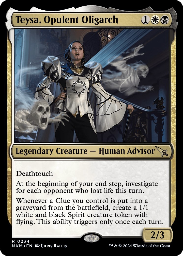 Teysa, Opulent Oligarch [MKM - 234] Rare Near Mint (Magic The Gathering)