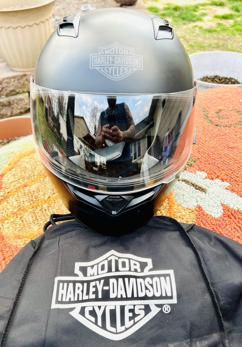 Harley-Davidson® Men's Full-Face Helmet, Fulton B&S/Black 98367