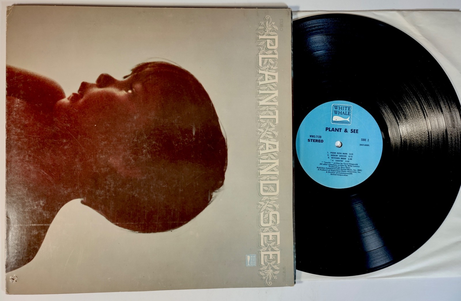 Plant and See Self-Titled LP White Whale Psych