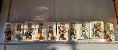 Hershey 1990 Collectible Figurines Hersheys Chocolate World 10 figure lot