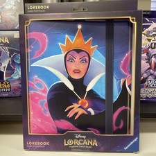 Disney Lorcana LoreBook Maleficent Queen Card Book Portfolio Binder New, Sealed 