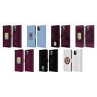 ASTON VILLA FOOTBALL CLUB 2024 CREST DESIGNS LEATHER BOOK CASE FOR APPLE iPHONE