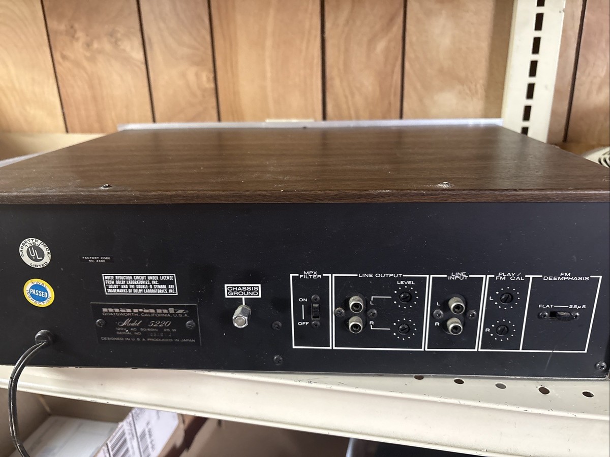 Marantz Model 5220 Stereo Cassette Deck. | eBay