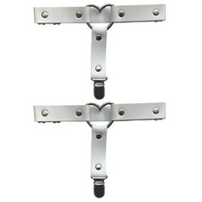 2 PCS Women's Heart Leather Leg Garter Belt Adjustable Punk Gothic Elasticity